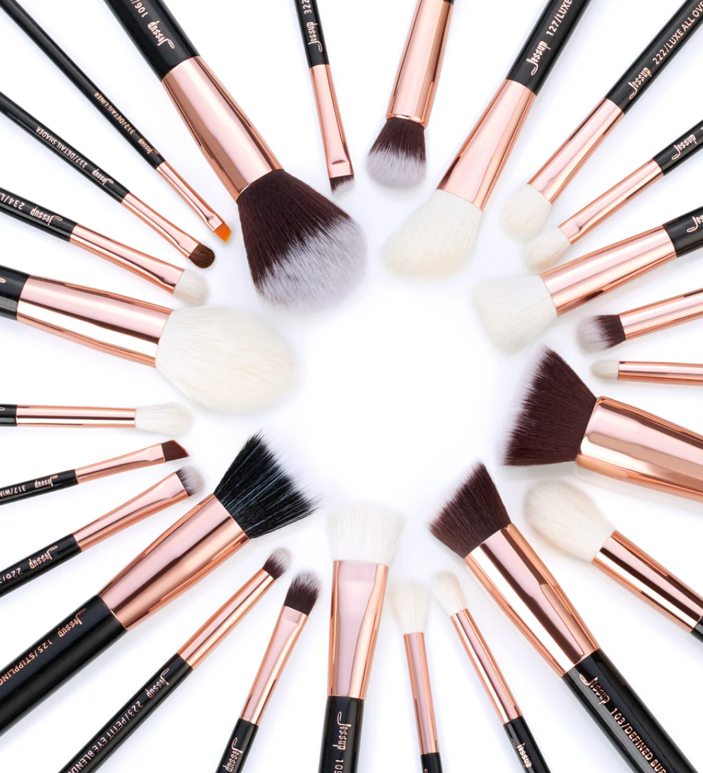 Brochas Jessup 25 piezas T155 Individual Full Face Makeup Brush Set