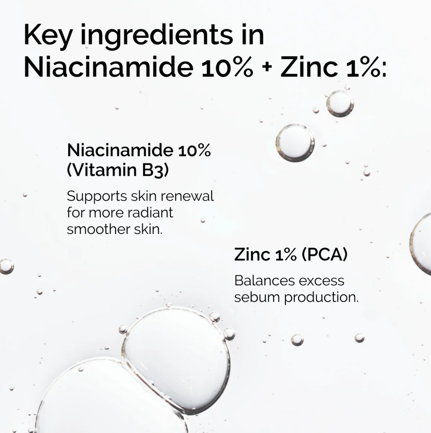 Niacinamide 10% + Zinc 1% The Ordinary serum para piel grasa