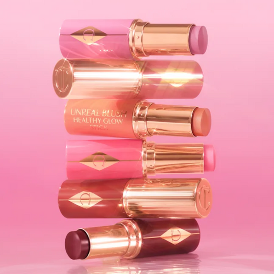 Charlotte Tilbury barra de rubor glow para labios y mejillas con ácido hialurónico