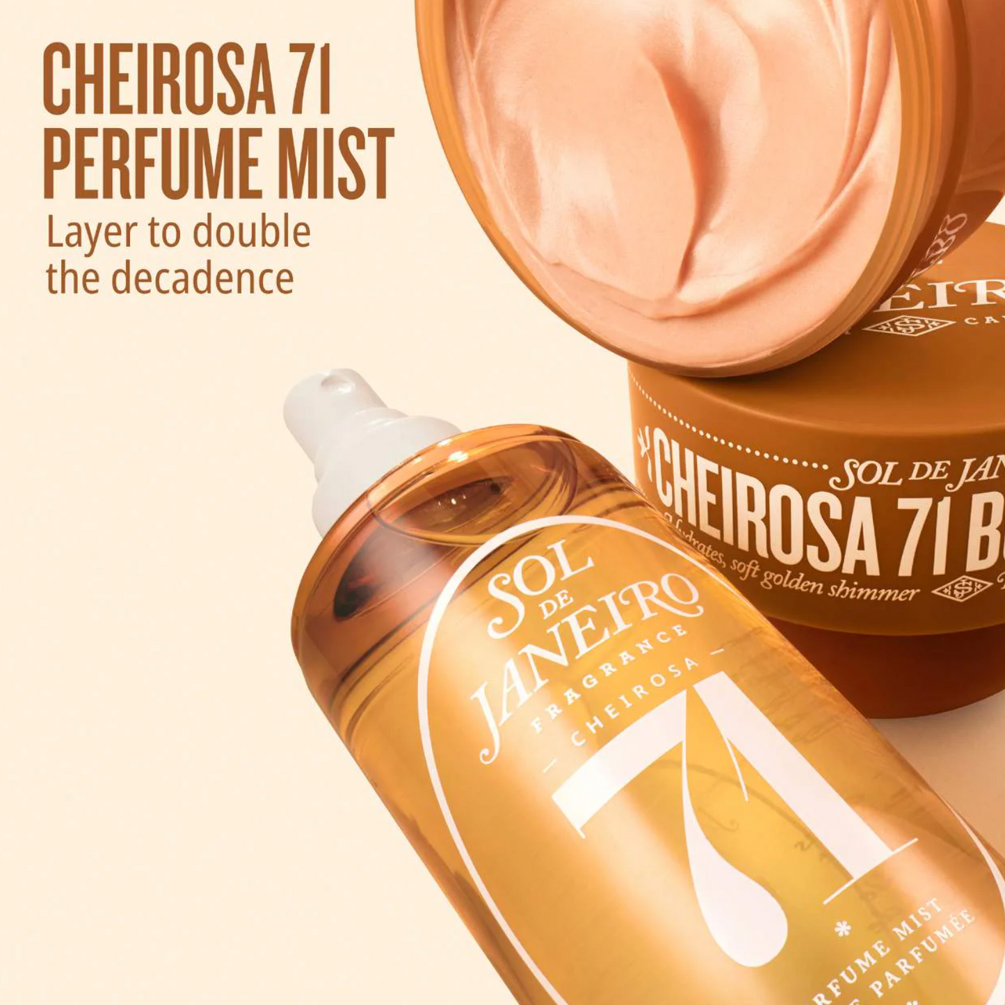 Sol de Janeiro  Cheirosa 71 Vanilla & Macadamia Scented Body Cream for Dry Skin 240 ML