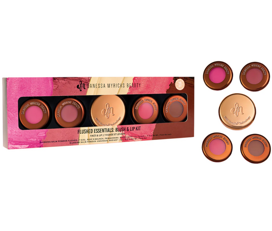 Danessa Myricks Beauty  Mini Yummy Skin Flushed Essentials: Face & Lip Makeup Gift Set