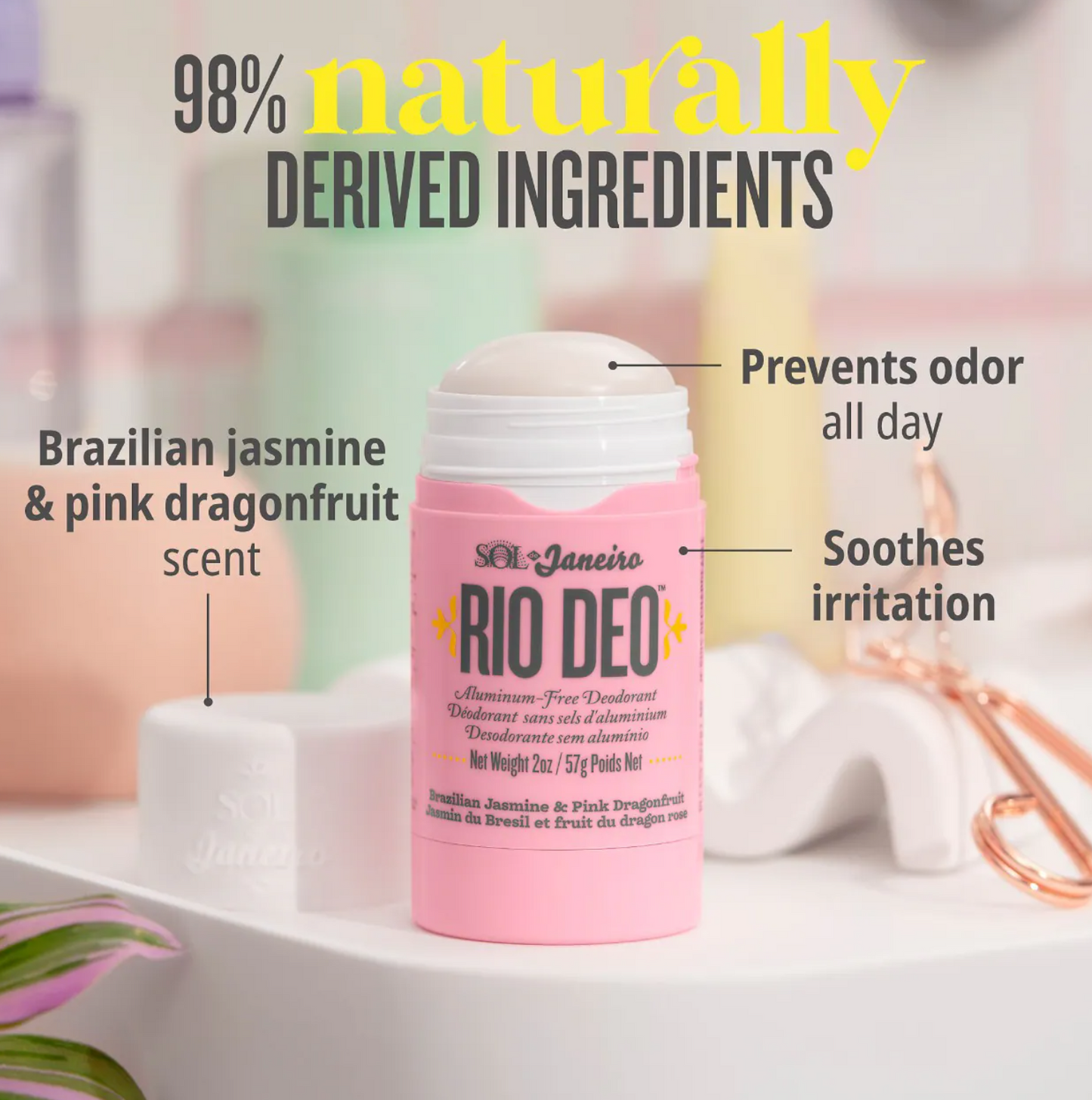 Sol de Janeiro  Rio Deo Aluminum-Free Deodorant Cheirosa 68