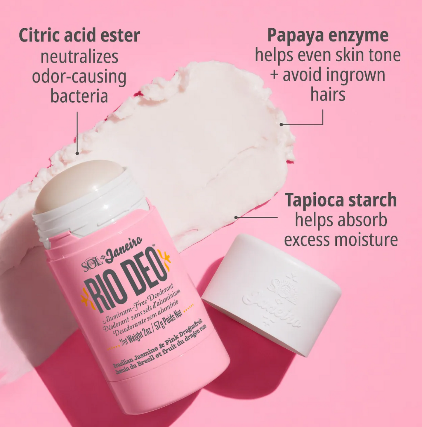 Sol de Janeiro  Rio Deo Aluminum-Free Deodorant Cheirosa 68