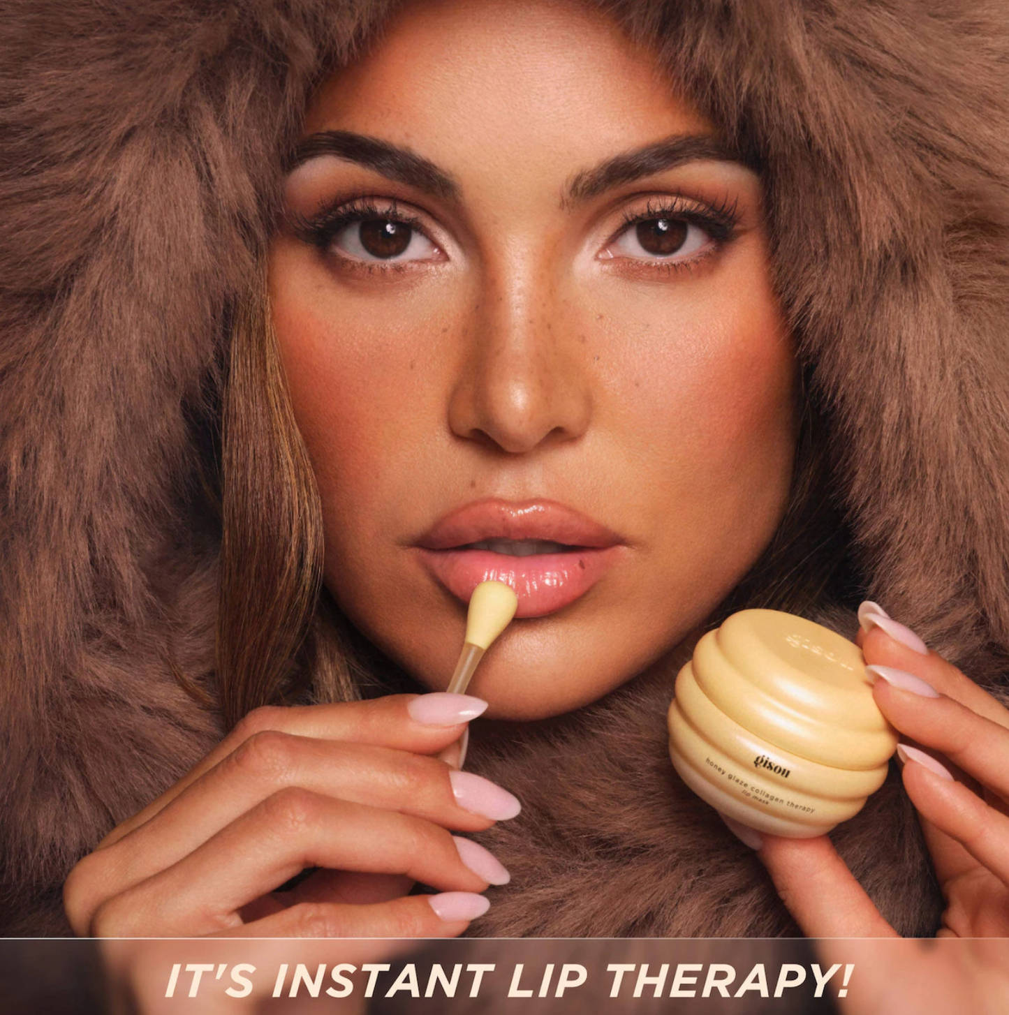 Honey Glaze Collagen Therapy Lip Mask Gisou