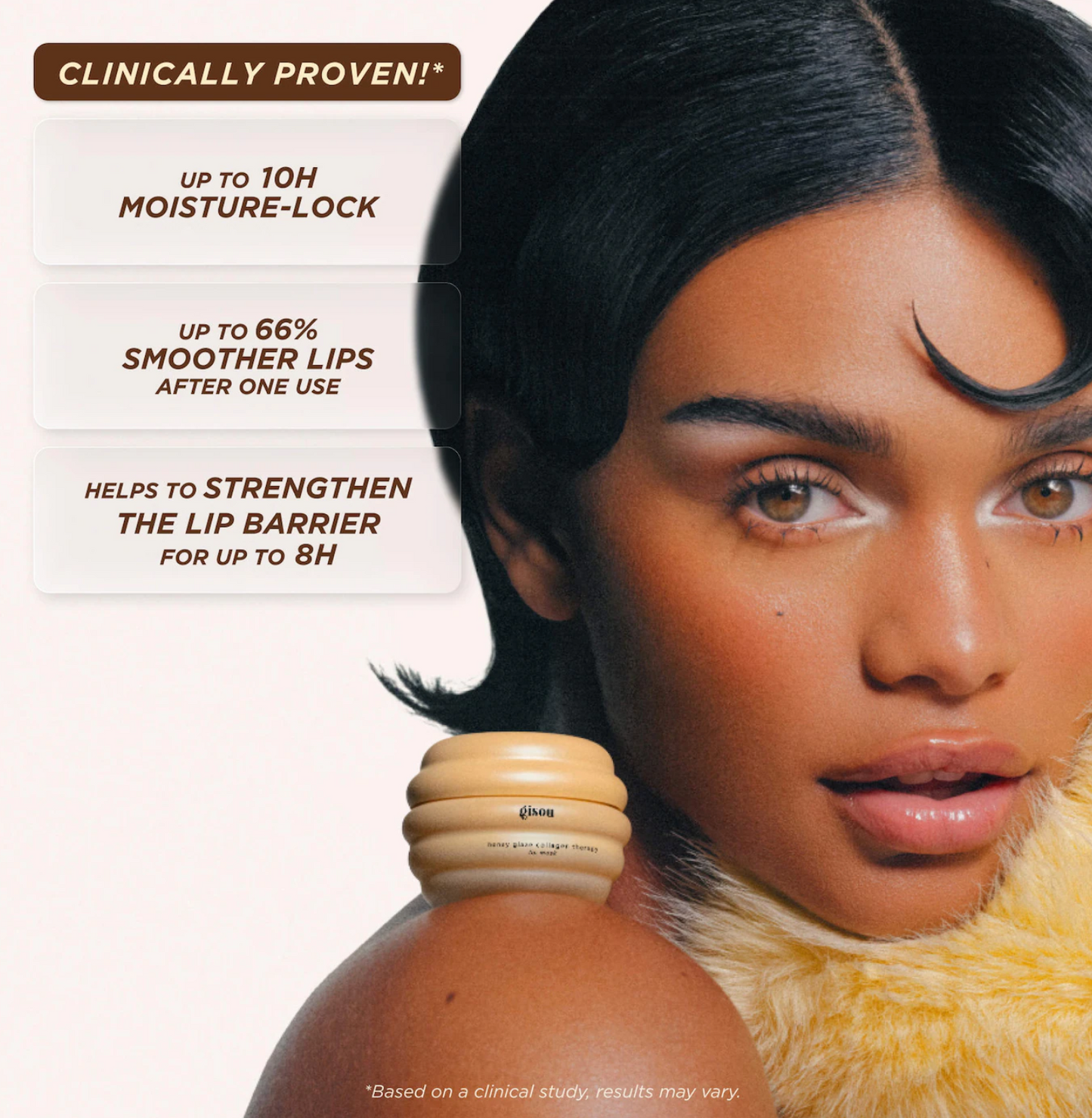 Honey Glaze Collagen Therapy Lip Mask Gisou