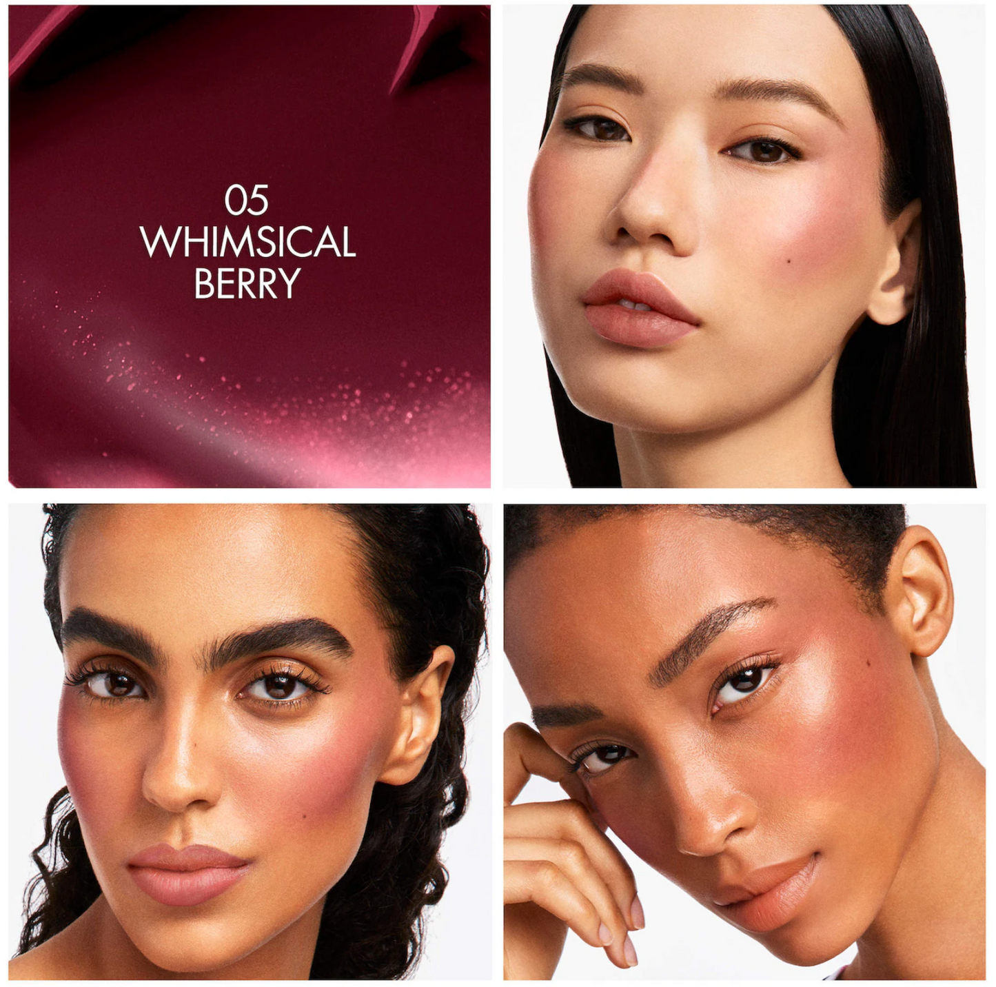 Dolce&Gabbana  Cherry Glaze Bar 24H Lasting Glow & Waterproof Cream Blush Stick with Vegan Collagen
