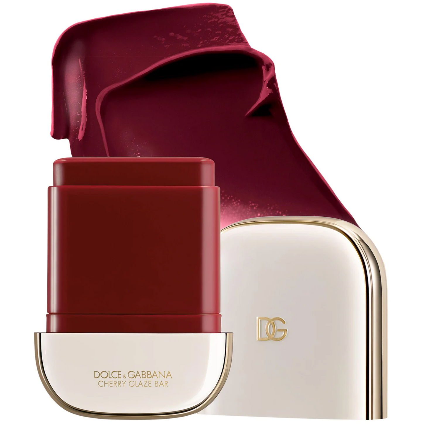 Dolce&Gabbana  Cherry Glaze Bar 24H Lasting Glow & Waterproof Cream Blush Stick with Vegan Collagen