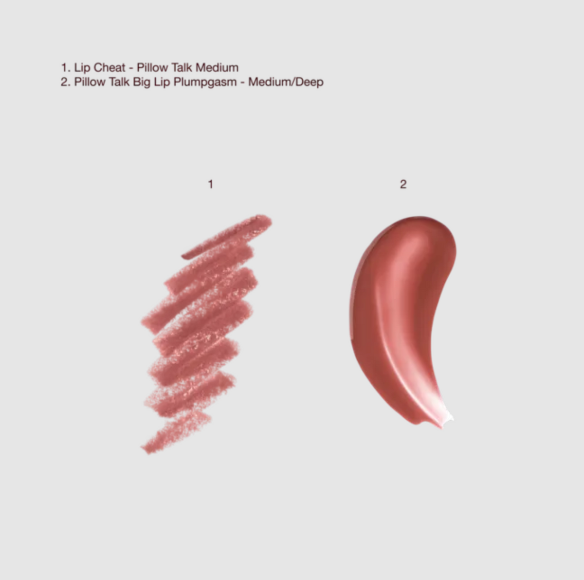 PILLOW TALK PLUMPGASM LIP KIT PILLOW TALK MEDIUM MINI Charlotte Tilbury