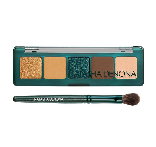 Mini metropolis eyeshadow kit Natasha Denona + brocha