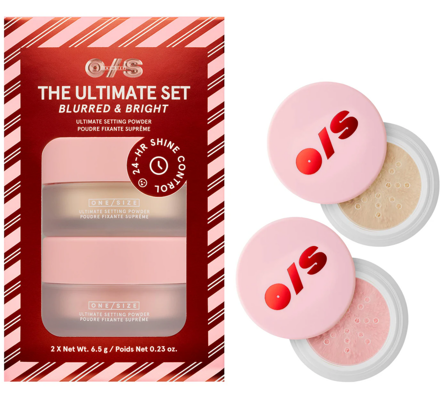 ONE/SIZE by Patrick Starrr  Ultimate Blurring Setting Powder Blurred & Bright Travel Duo