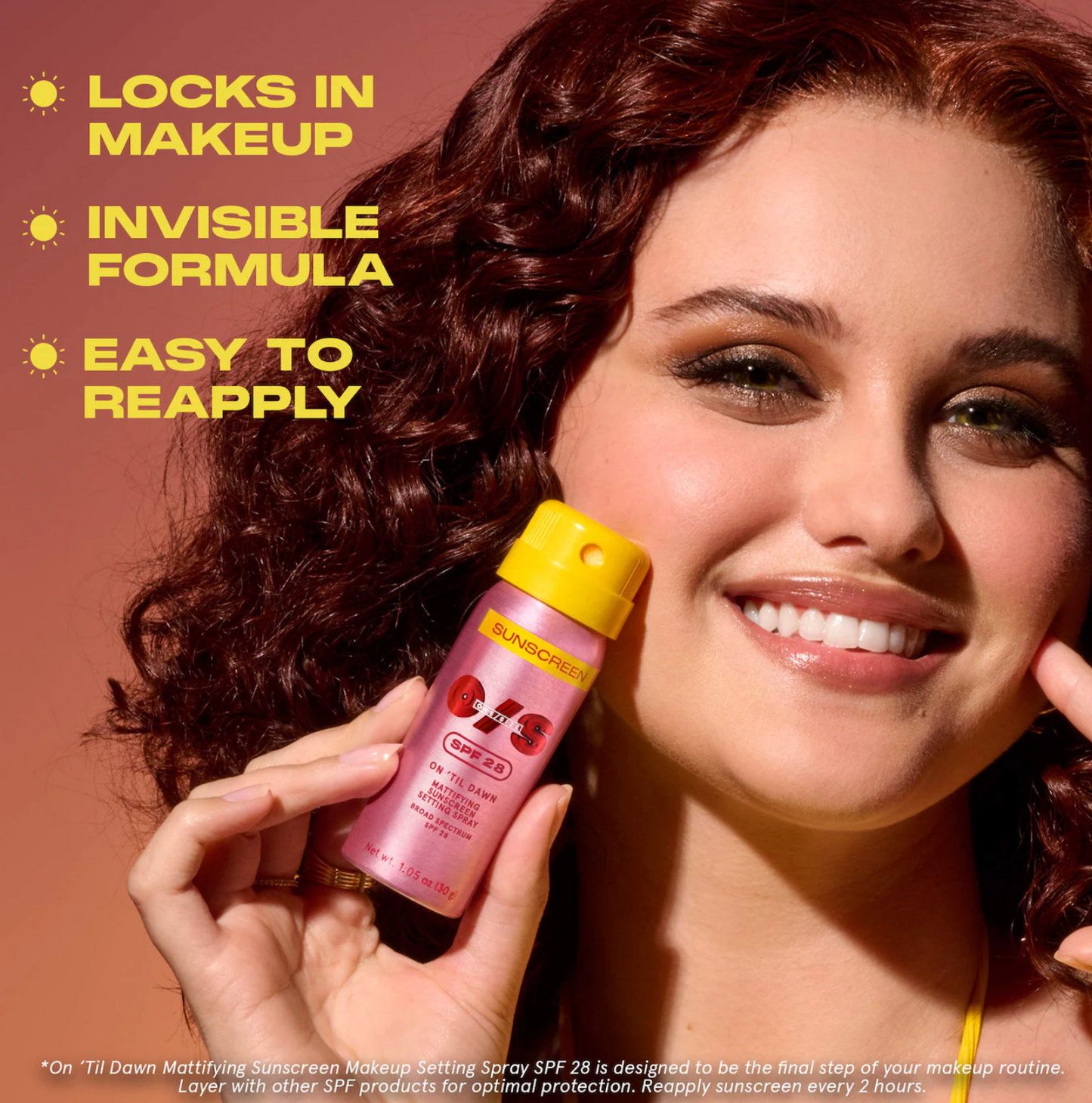 ONE/SIZE by Patrick Starrr  Mini On 'Til Dawn Mattifying Sunscreen Makeup Setting Spray SPF 28