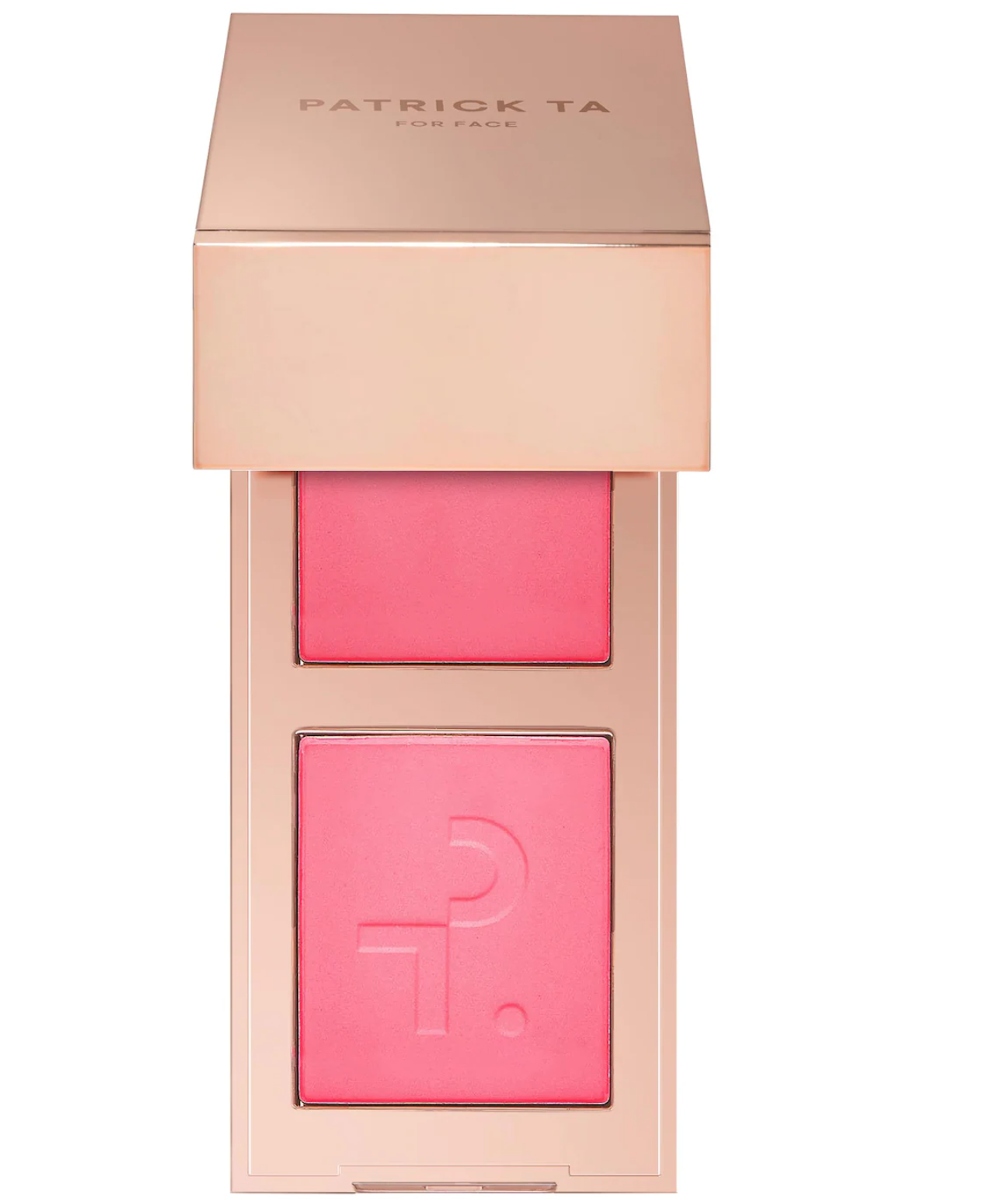 PATRICK TA  Mini Major Headlines Double-Take Crème & Powder Blush Duo