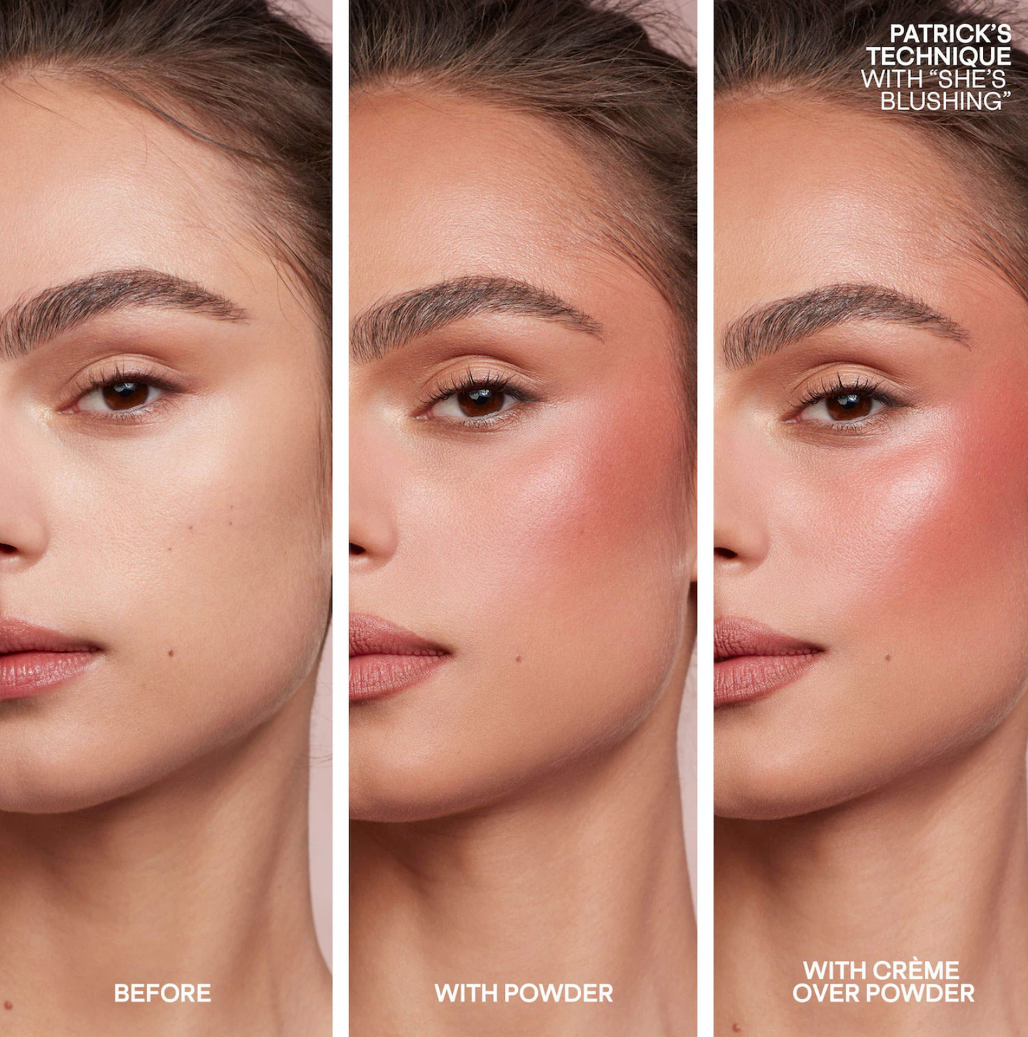 PATRICK TA  Mini Major Headlines Double-Take Crème & Powder Blush Duo