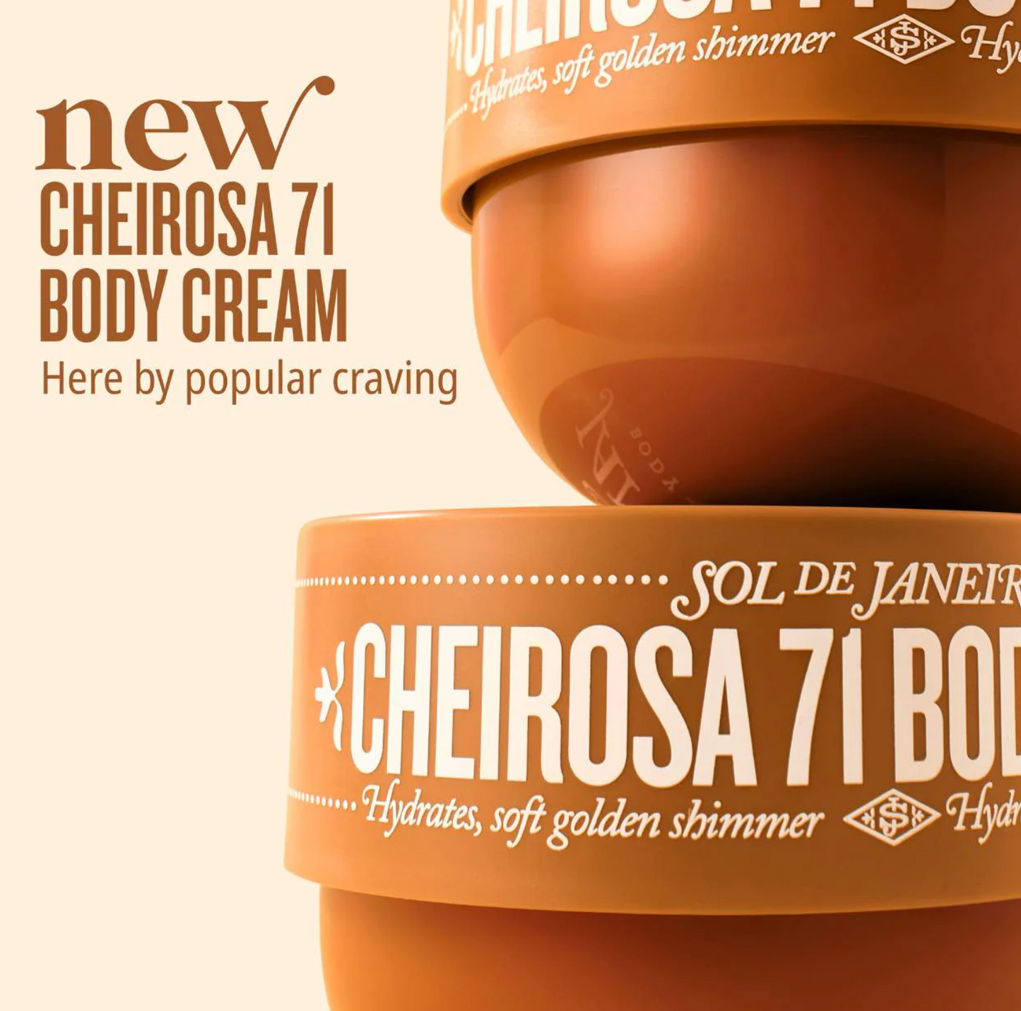 Sol de Janeiro  Cheirosa 71 Vanilla & Macadamia Scented Body Cream for Dry Skin 240 ML