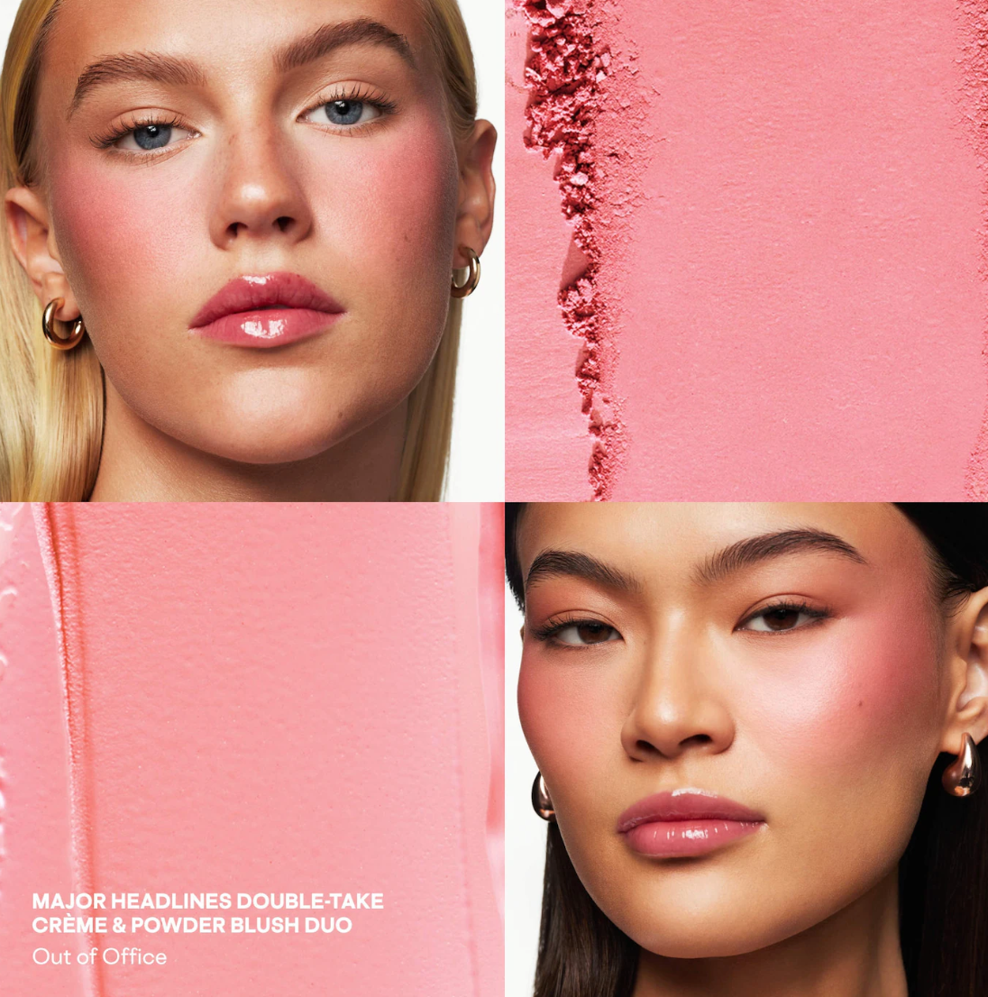PATRICK TA  Patrick's Glow and Gloss Set: Major Headlines Blush Duo and Lip Gloss Makeup Gift Set