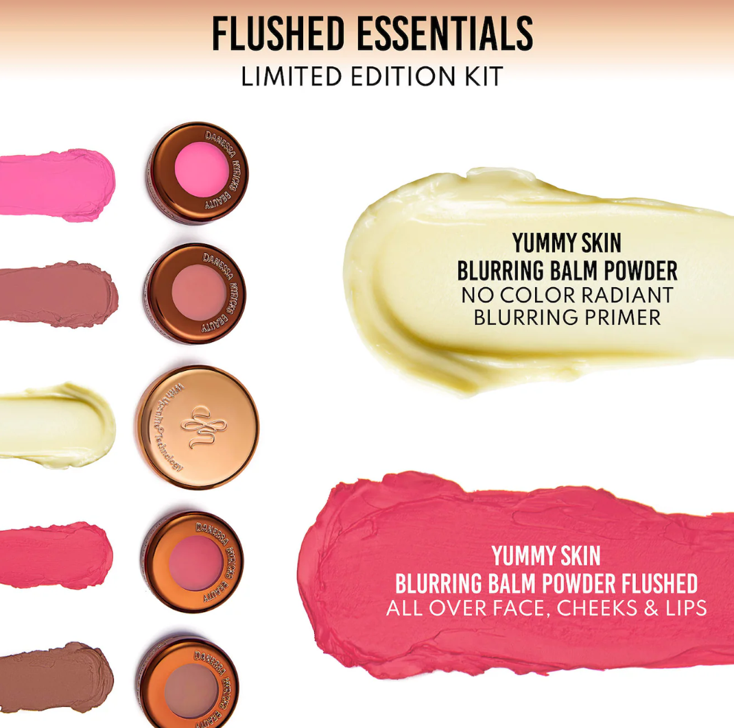 Danessa Myricks Beauty  Mini Yummy Skin Flushed Essentials: Face & Lip Makeup Gift Set