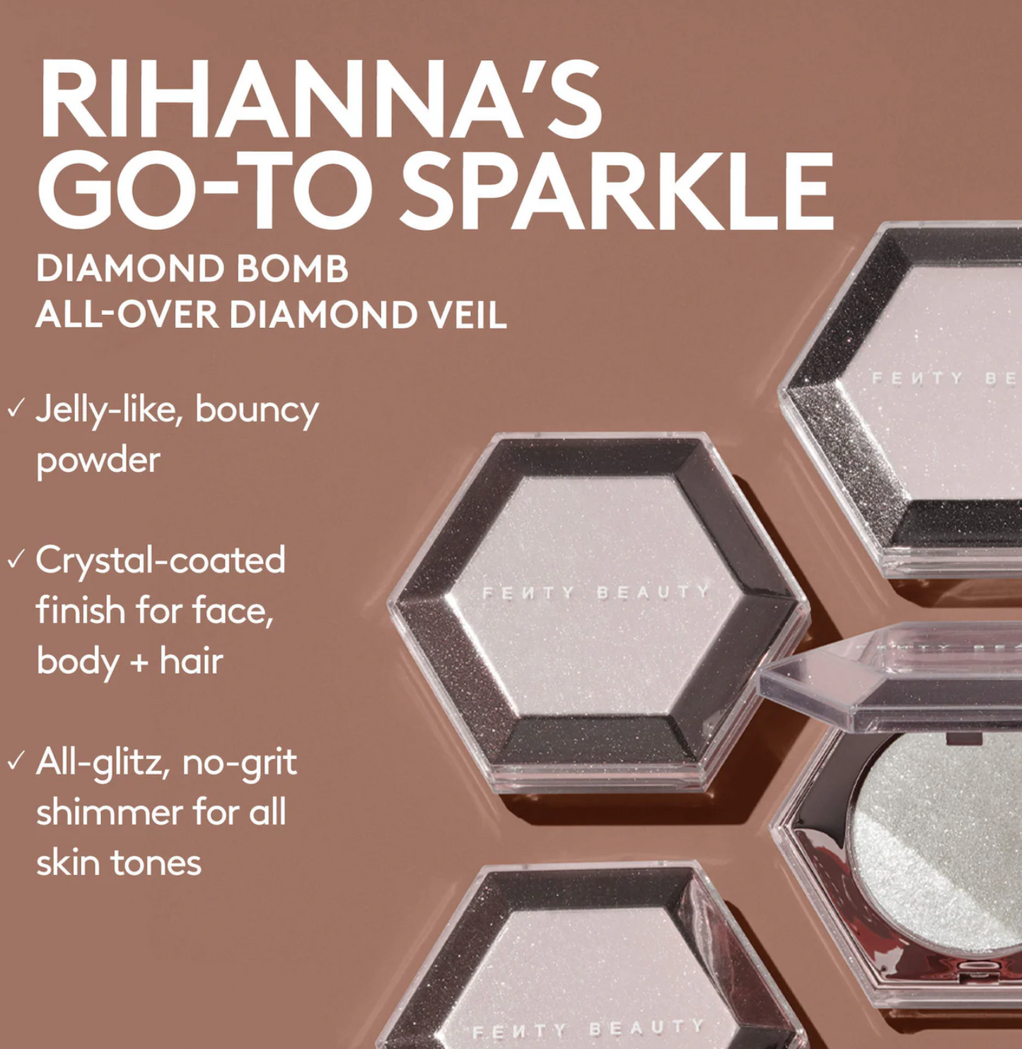 Fenty Beauty by Rihanna  Mini Diamond Bomb