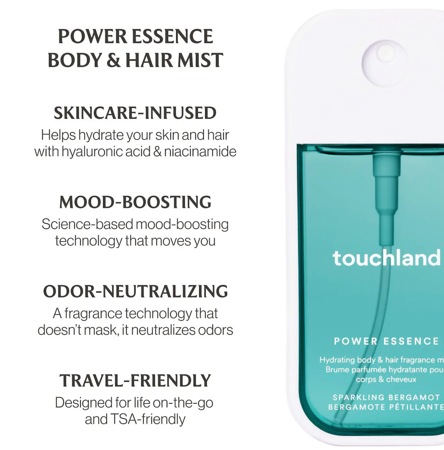 Touchland  Sparkling Bliss Limited Edition Body & Hand Mist Essentials Set