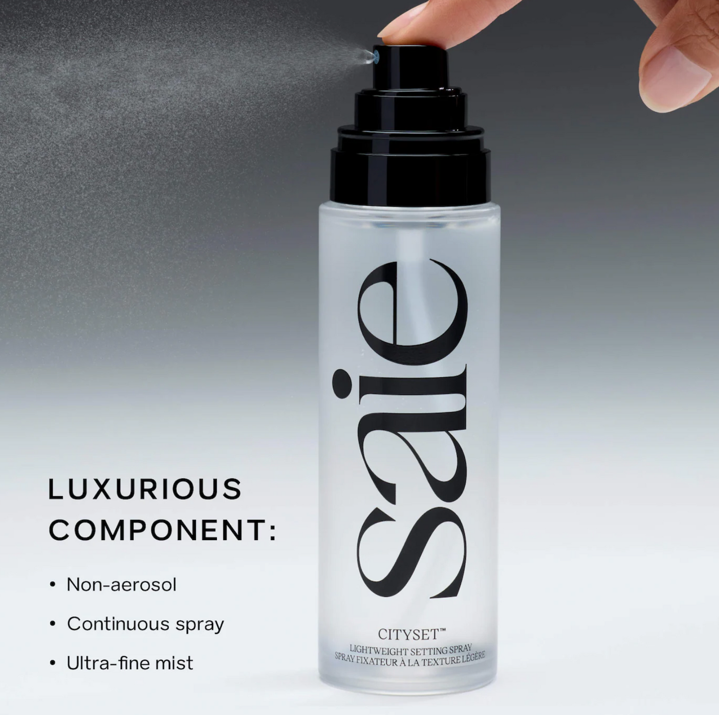 Saie  Mini CitySet™ Ultra-Fine Mist Setting Spray with 16 Hour Wear 30ML