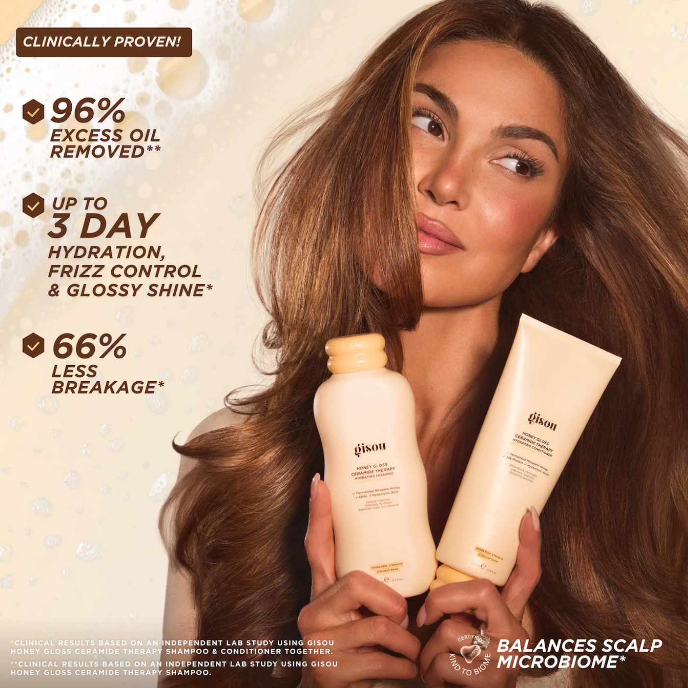 Gisou  Honey Gloss Ceramide Therapy Hydrating Conditioner full size