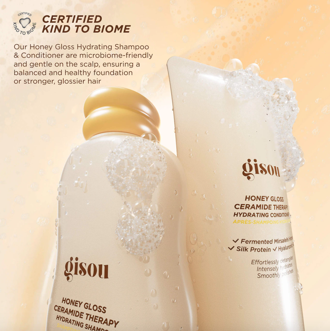 Gisou  Honey Gloss Ceramide Therapy Hydrating Conditioner full size