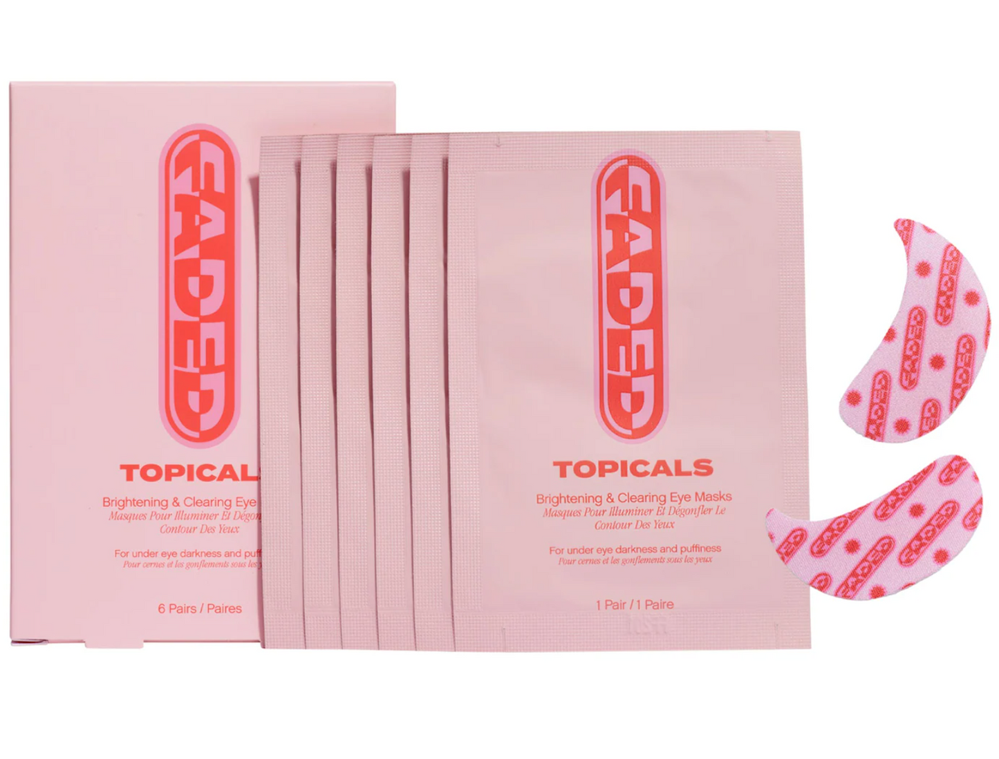 Topicals  Faded Under Eye Brightening & Clearing Eye Masks