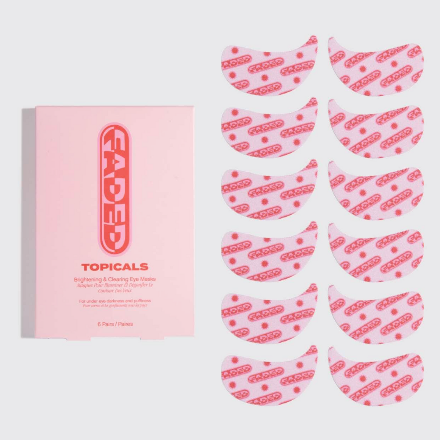 Topicals  Faded Under Eye Brightening & Clearing Eye Masks