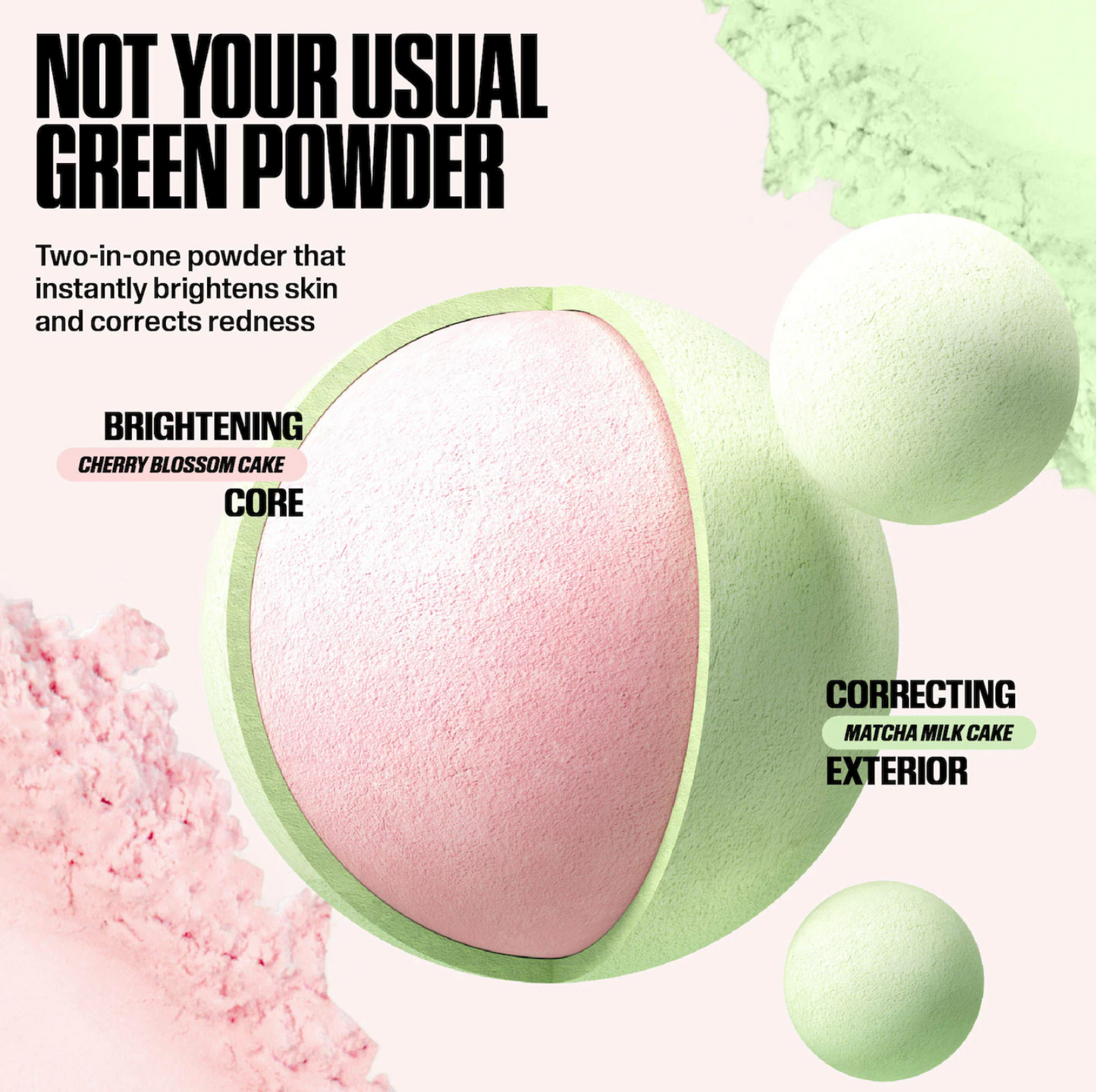 NEW HUDA BEAUTY  Easy Bake Blurring Loose Baking & Setting Powder Matcha Milk Cake
