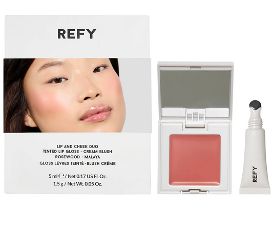 REFY  Lip Gloss and Cheek Duo Set