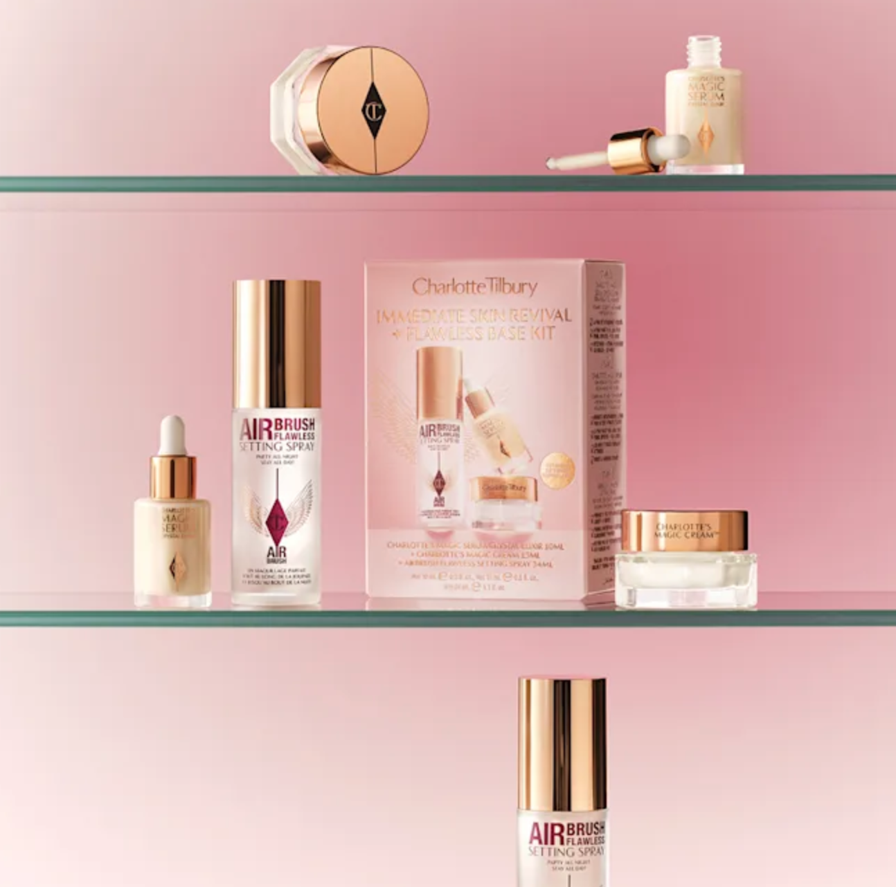 IMMEDIATE SKIN REVIVAL + FLAWLESS BASE KIT HYDRATE & PRIME ICONS KIT Charlotte Tilbury