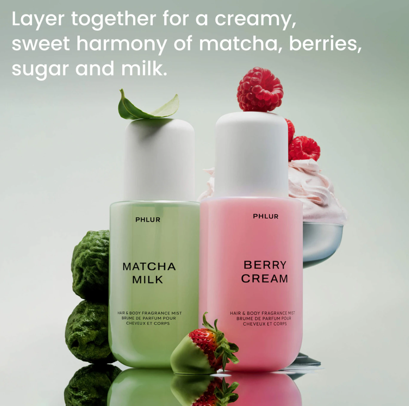 PHLUR  Berry Matcha Latte Set