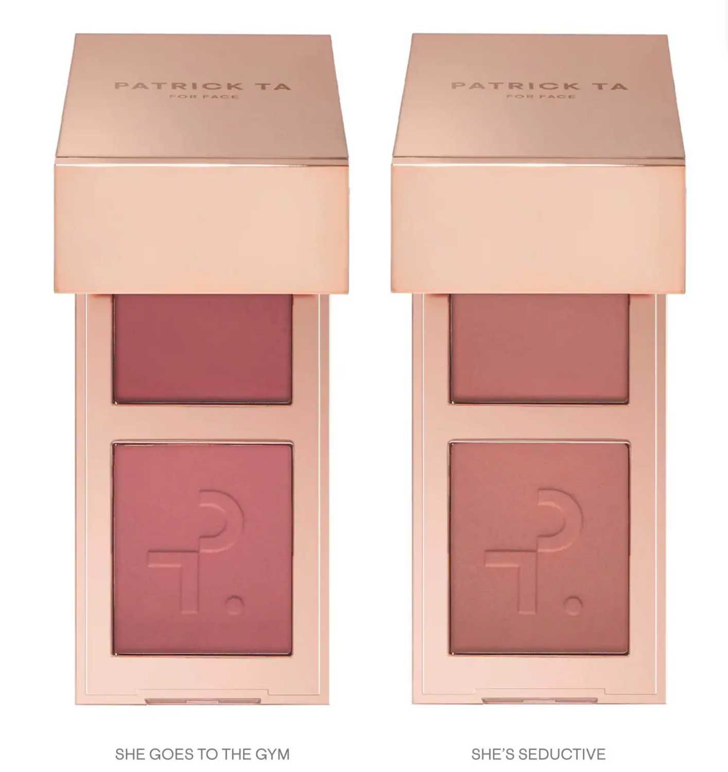 PATRICK TA  Mini Must-Have Major Headlines Double-Take Crème & Powder Blush Duo Set