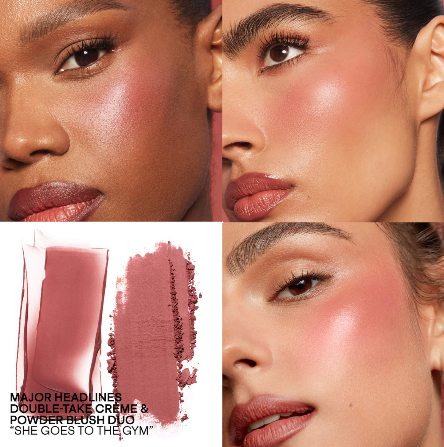 PATRICK TA  Mini Must-Have Major Headlines Double-Take Crème & Powder Blush Duo Set