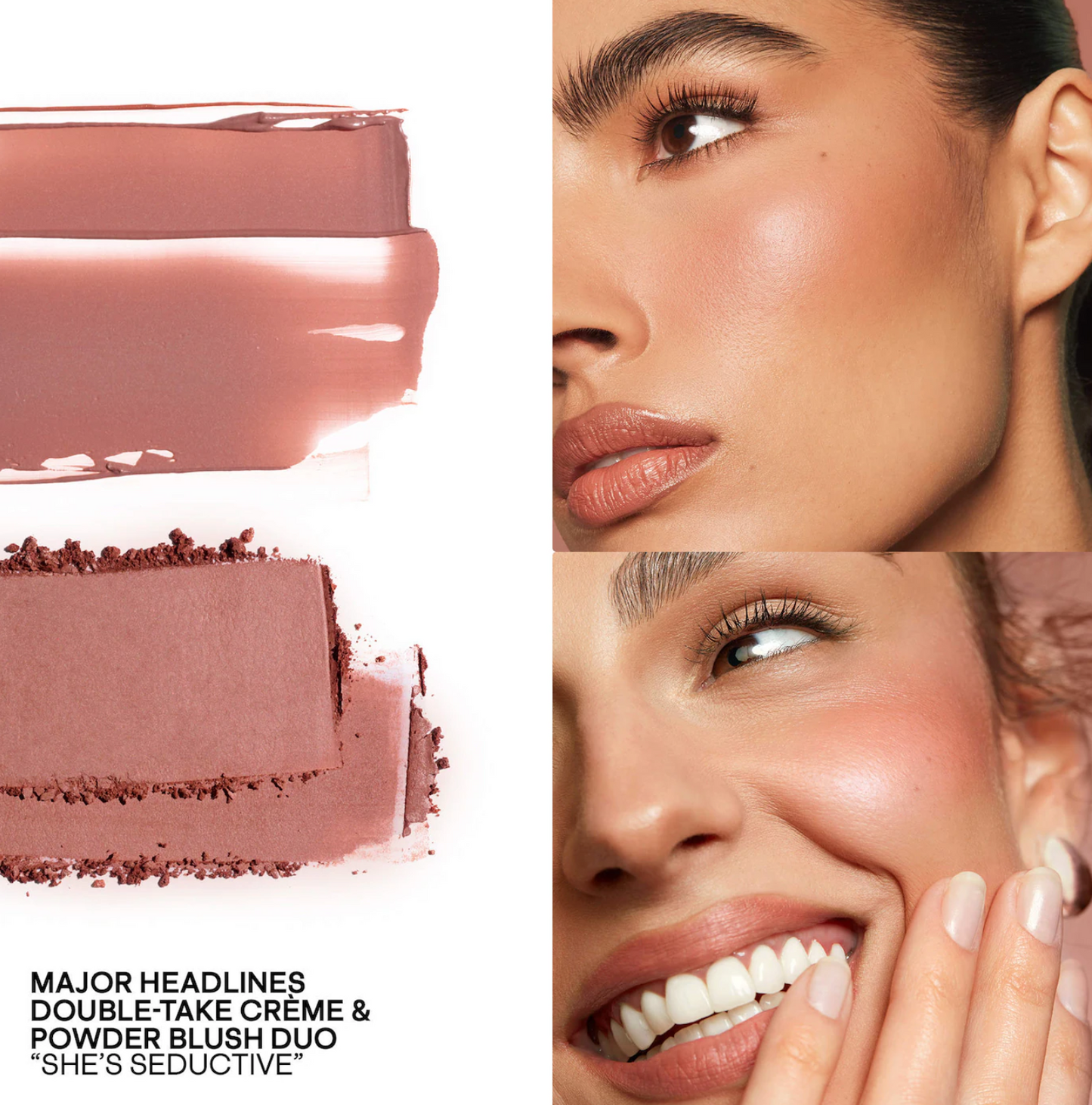 PATRICK TA  Mini Must-Have Major Headlines Double-Take Crème & Powder Blush Duo Set
