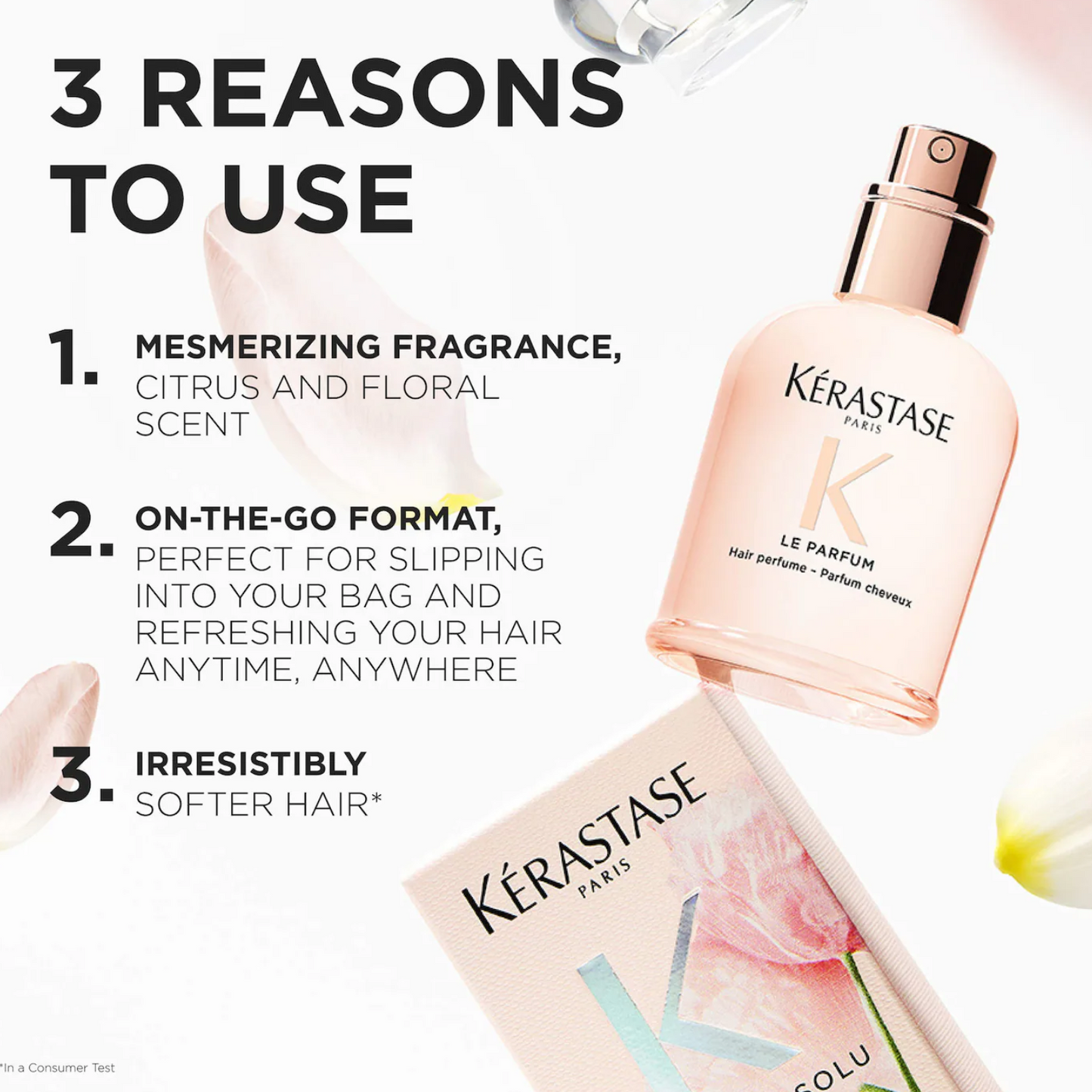 Kérastase  Gloss Absolu Hair Perfume with Citrus, Vanilla & Rose