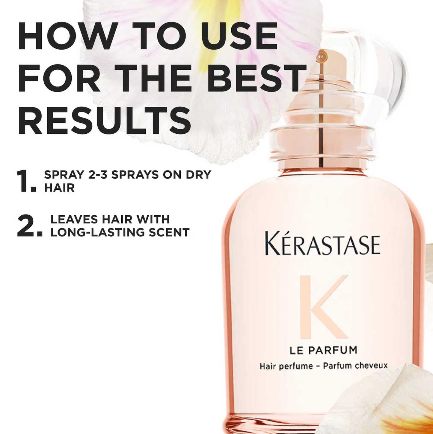 Kérastase  Gloss Absolu Hair Perfume with Citrus, Vanilla & Rose