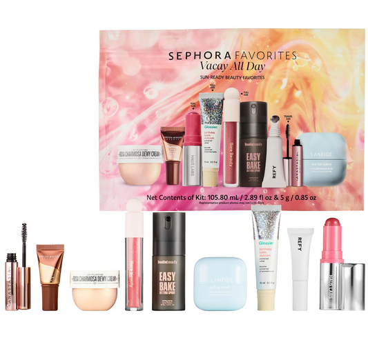 Sephora Favorites  Vacay All Day Makeup and Skincare Value Set