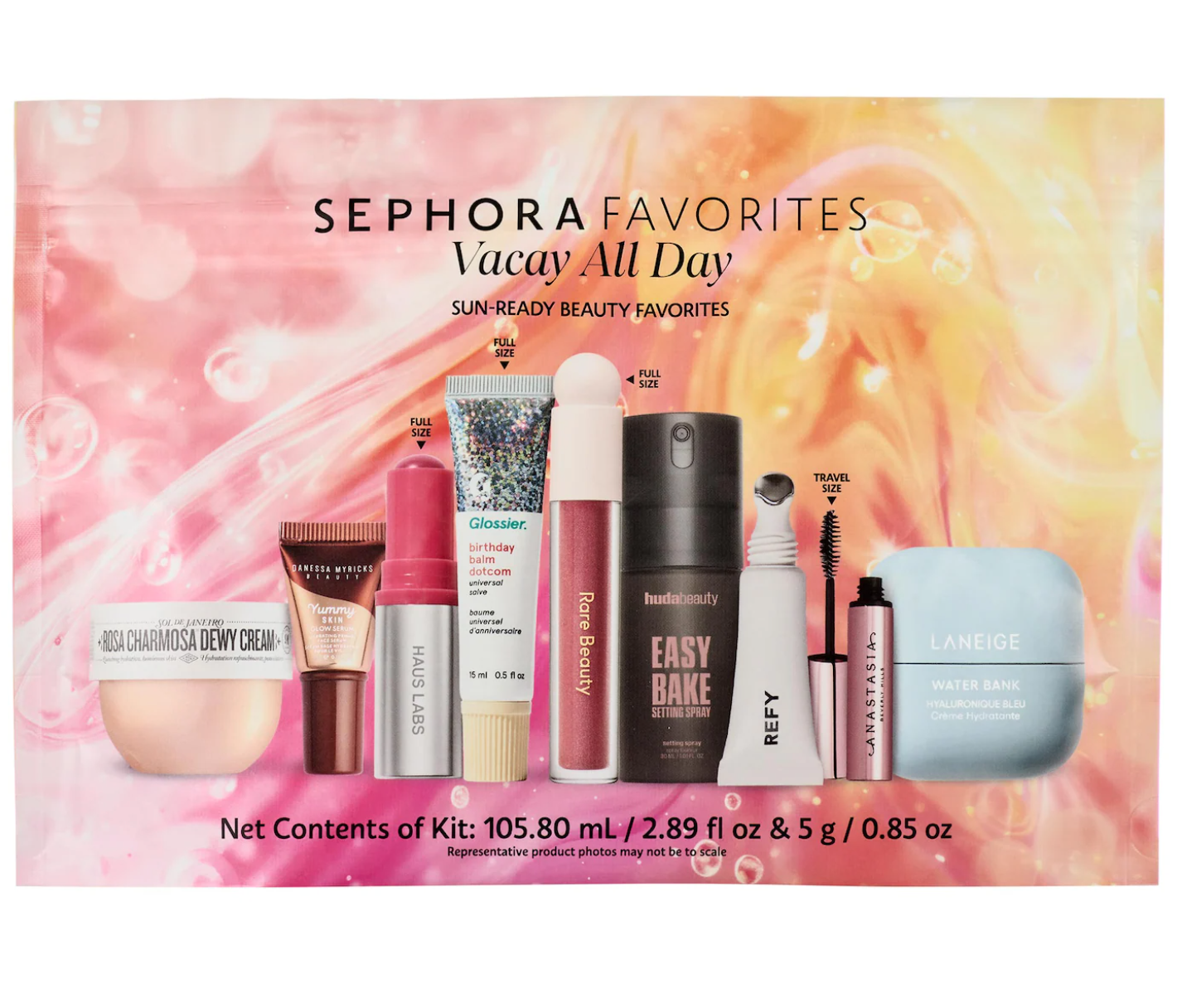 Sephora Favorites  Vacay All Day Makeup and Skincare Value Set