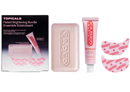 Topicals  Faded Brightening Bundle for Discoloration on Face & Body (UNSCENTED)