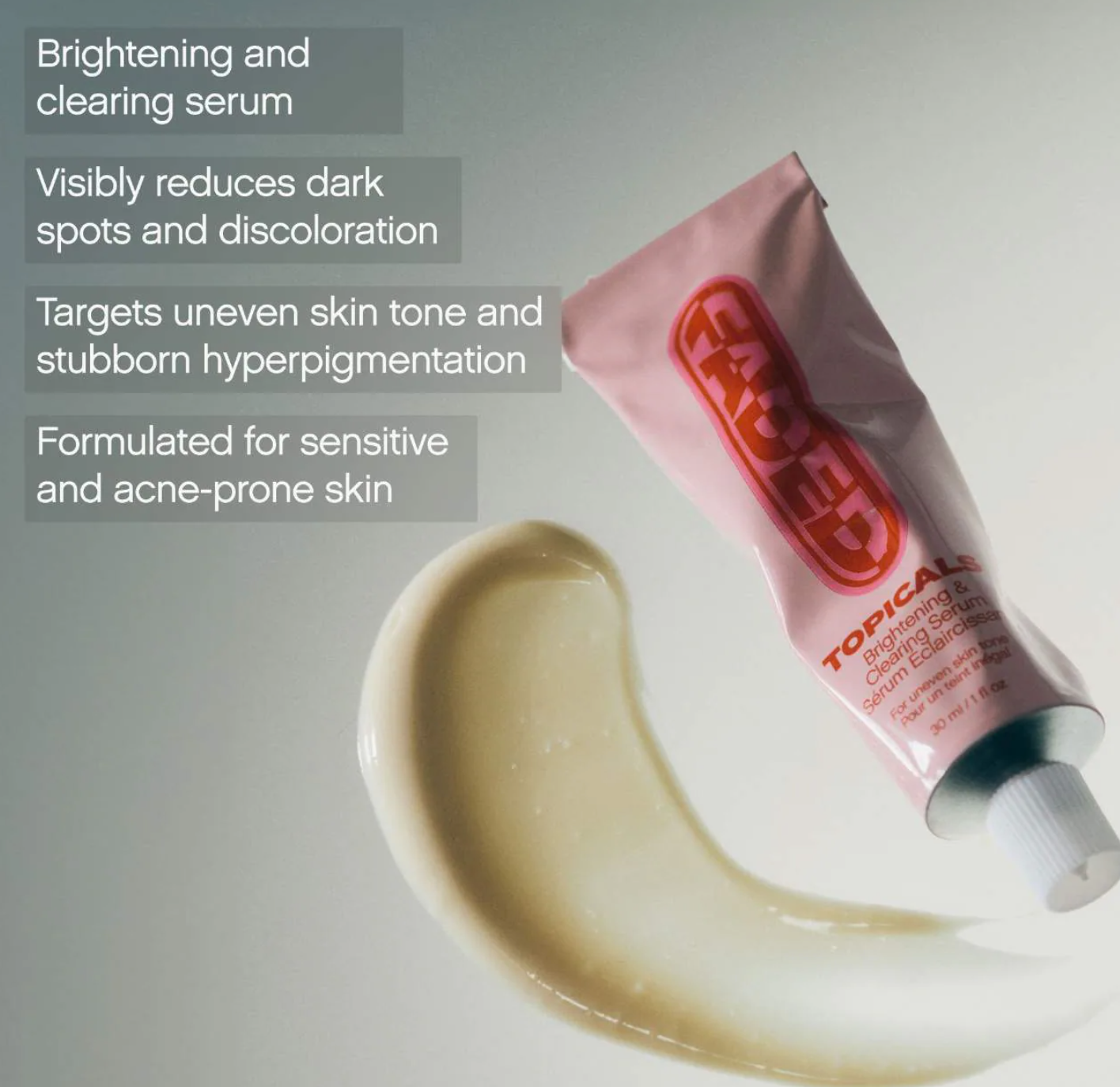 Topicals  Faded Brightening Bundle for Discoloration on Face & Body (UNSCENTED)