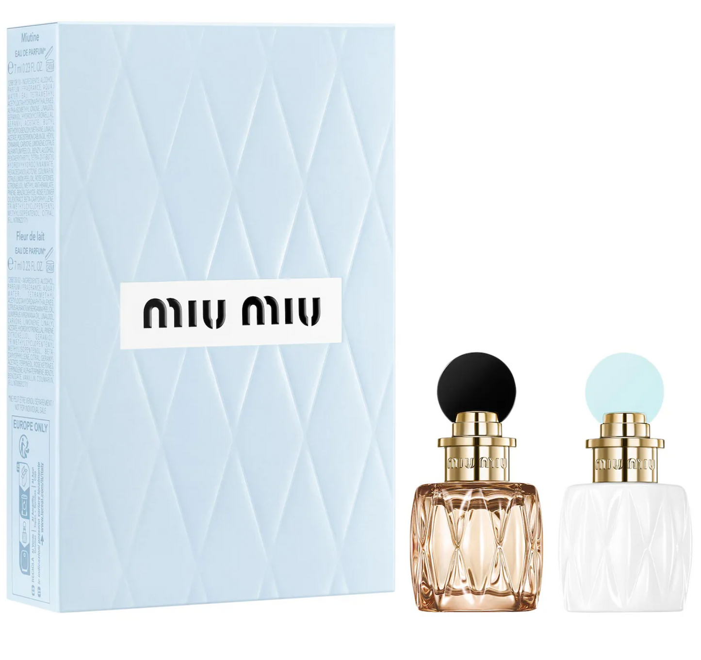 Miu Miu  Mini Miutine & Fleur de Lait Eau de Parfum Duo Gift Set