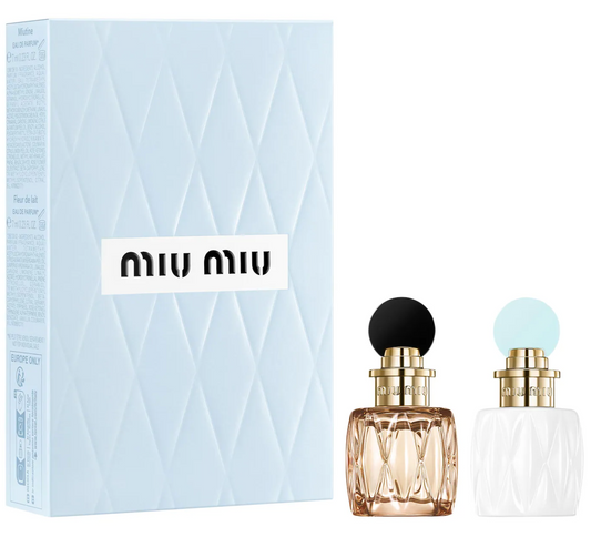 Miu Miu  Mini Miutine & Fleur de Lait Eau de Parfum Duo Gift Set