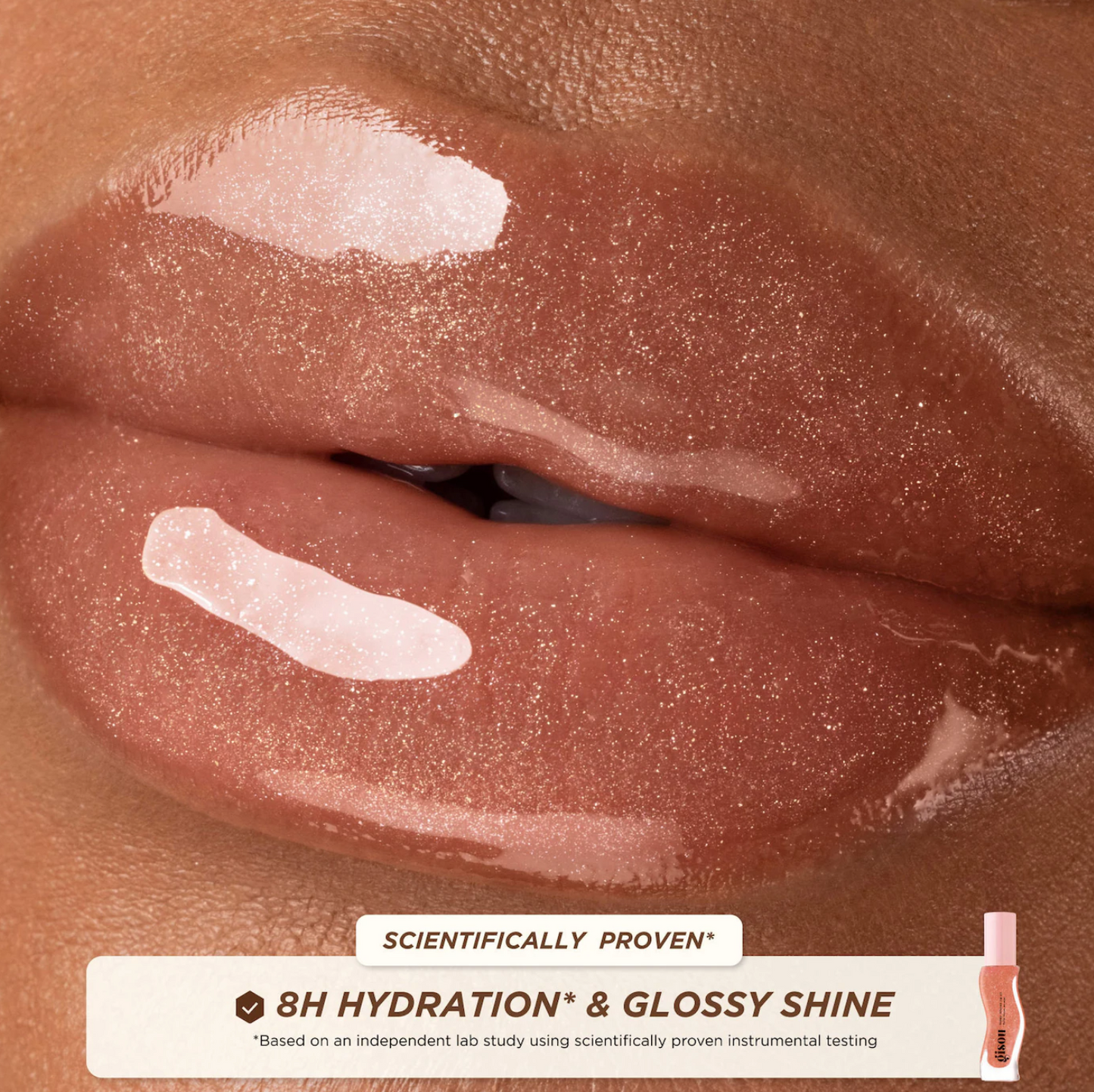 Gisou  Honey Glow Icons Hair & Lip Set
