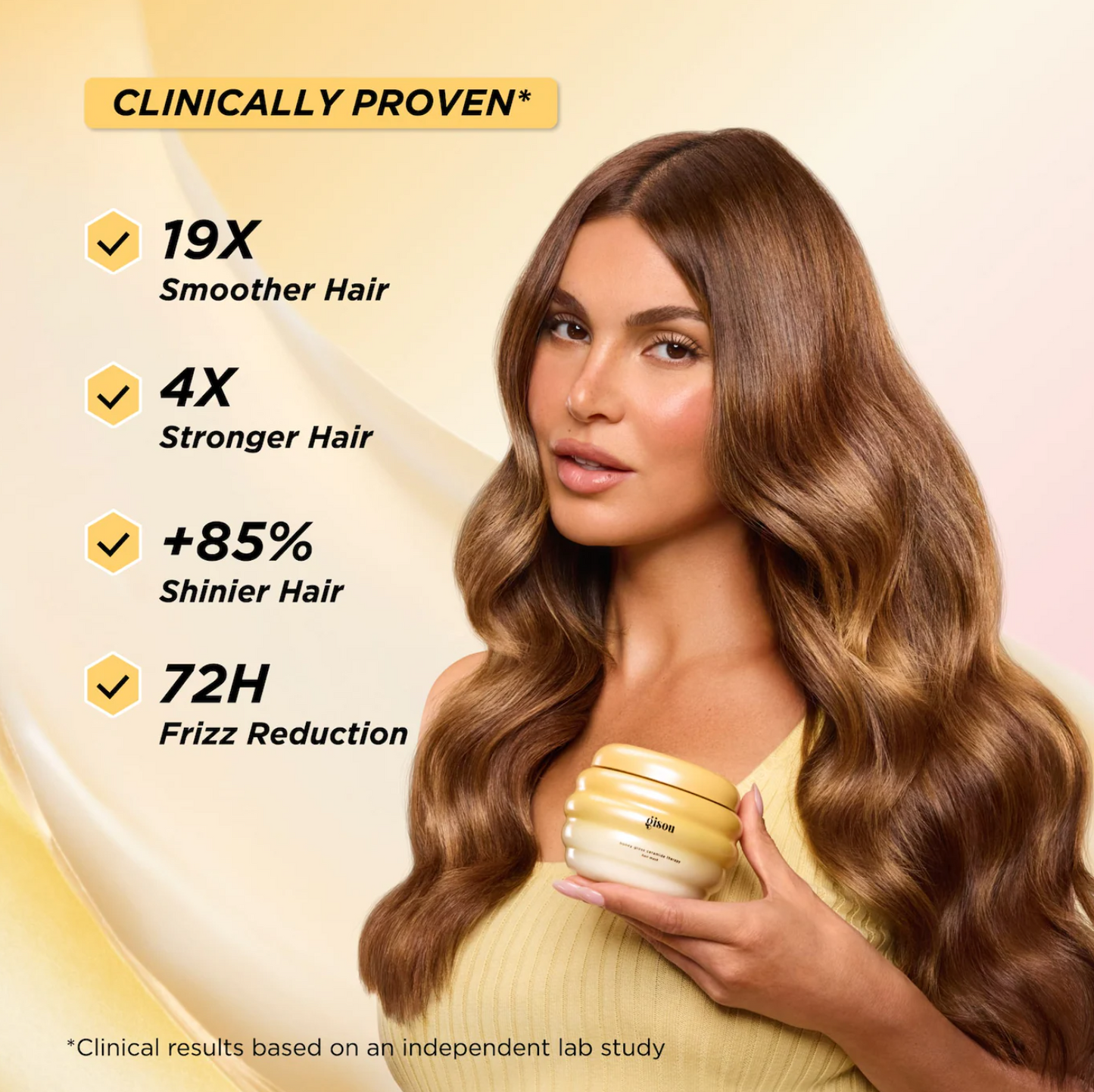 Gisou  Honey Glow Icons Hair & Lip Set