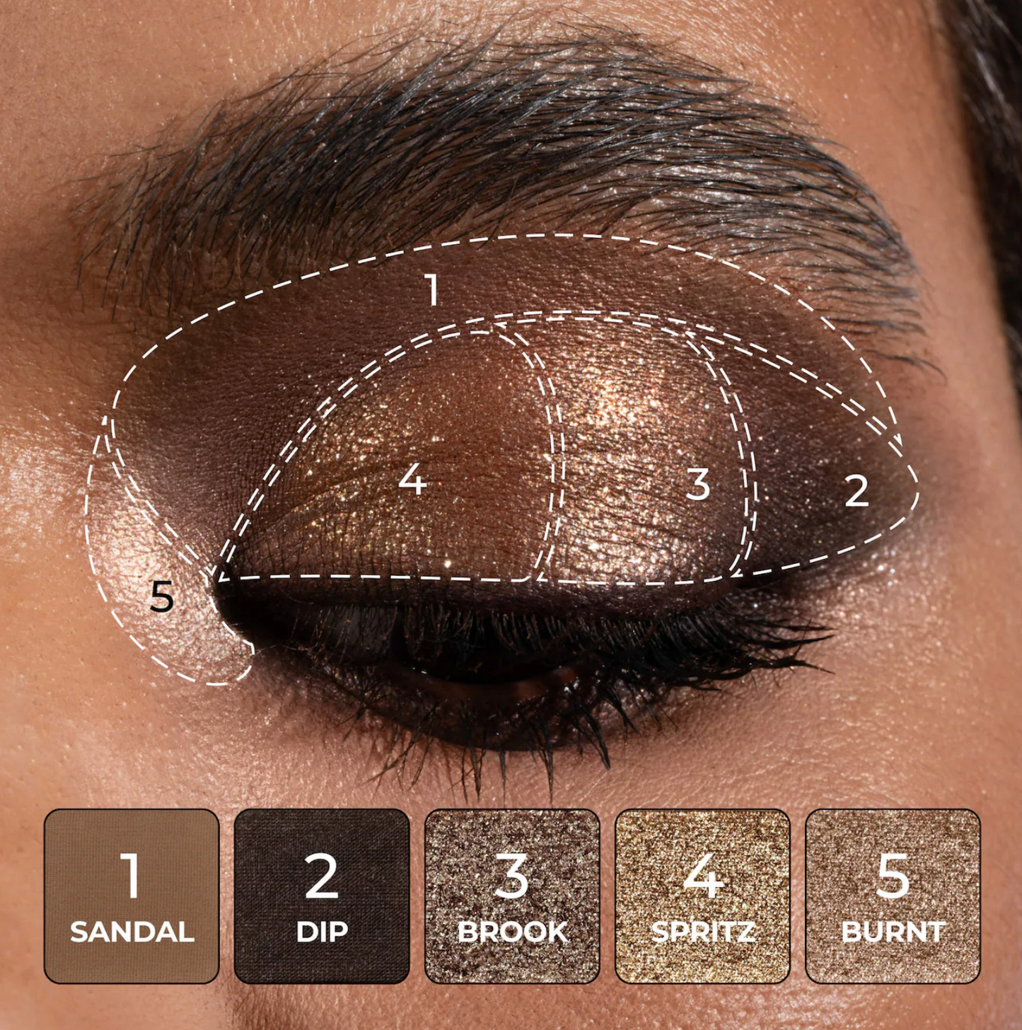 NATASHA DENONA  Tan Eyeshadow Palette