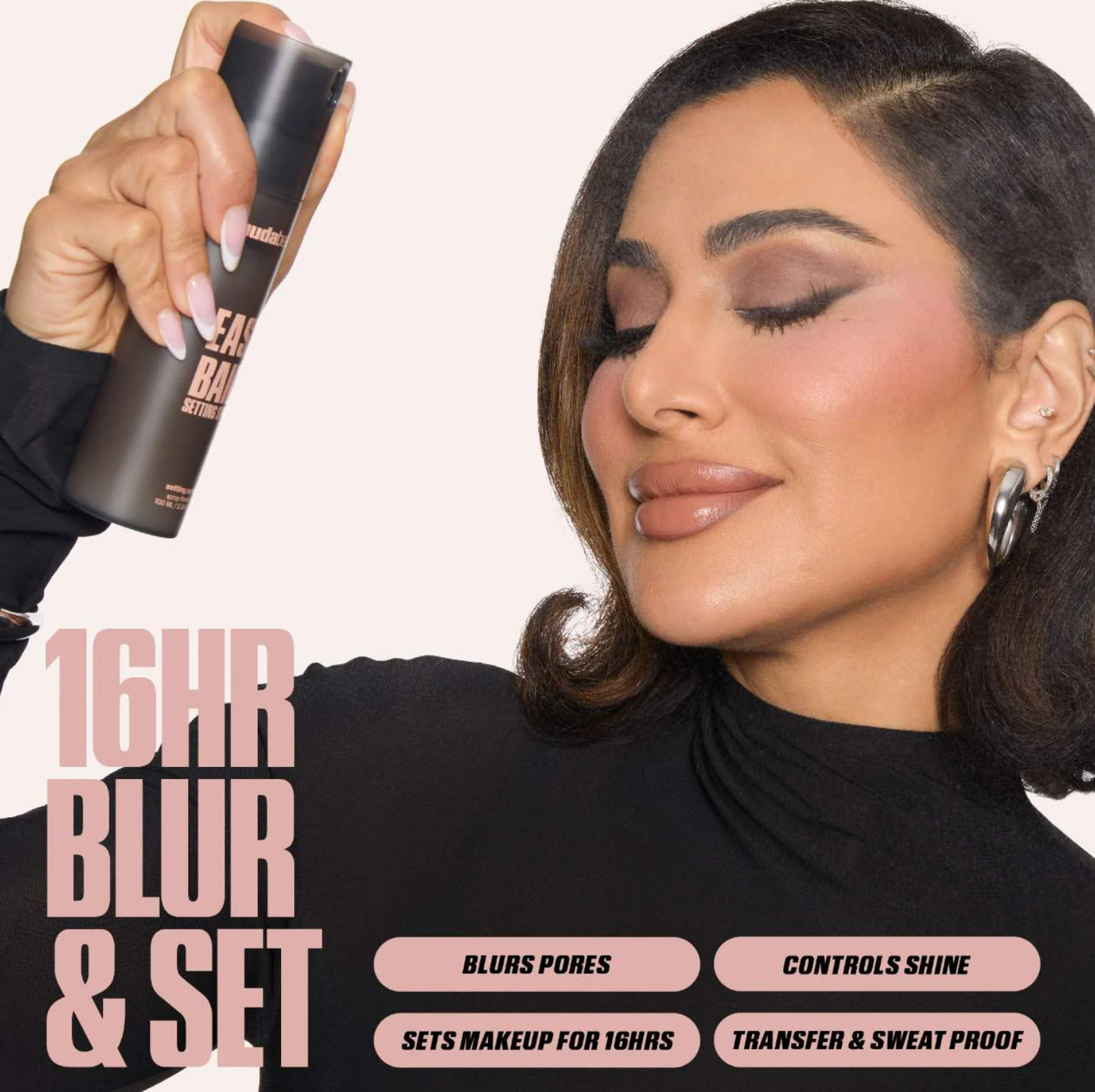 HUDA BEAUTY  Easy Bake Blurring Setting Spray with 16-Hour Wear FULL SIZE  100ml