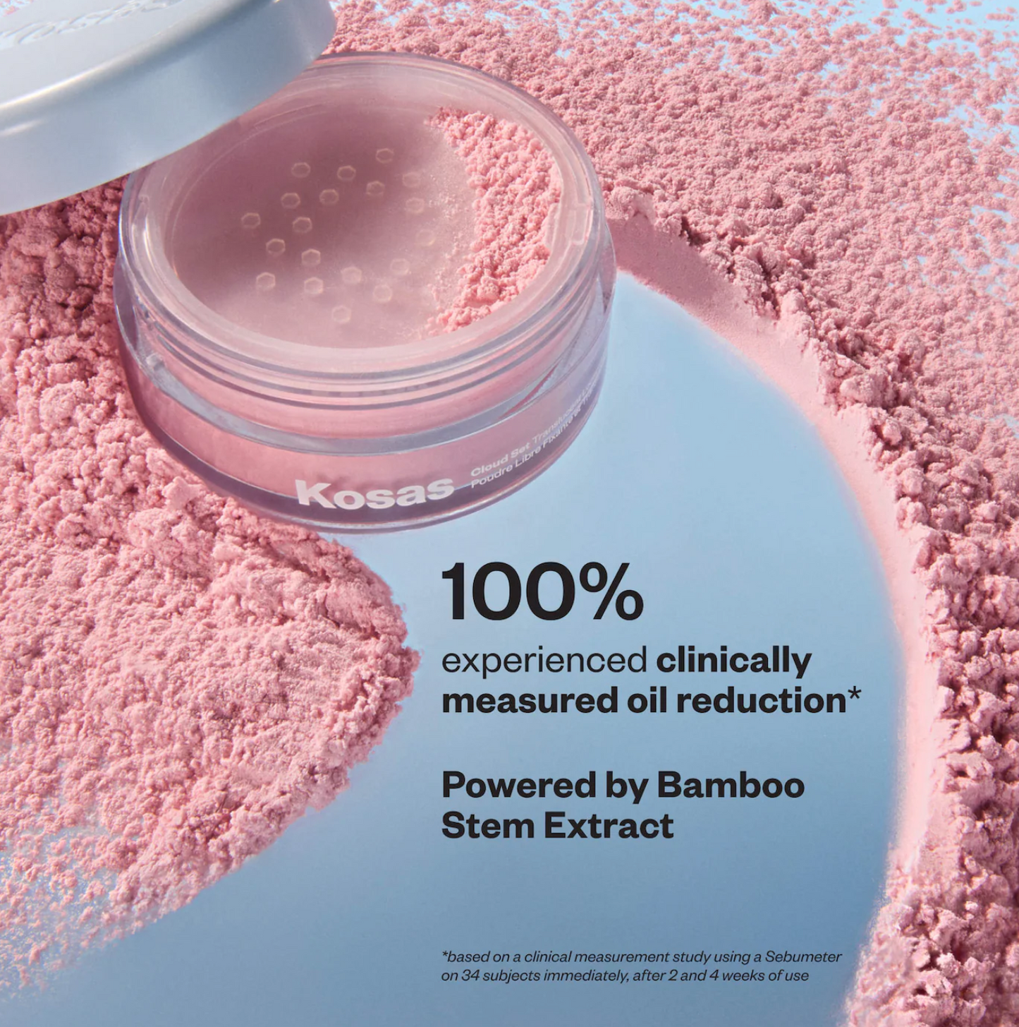 Kosas  Cloud Set Loose Translucent Talc-Free Setting + Blurring Powder
