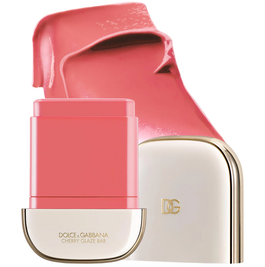 Dolce&Gabbana  Cherry Glaze Bar 24H Lasting Glow & Waterproof Cream Blush Stick with Vegan Collagen