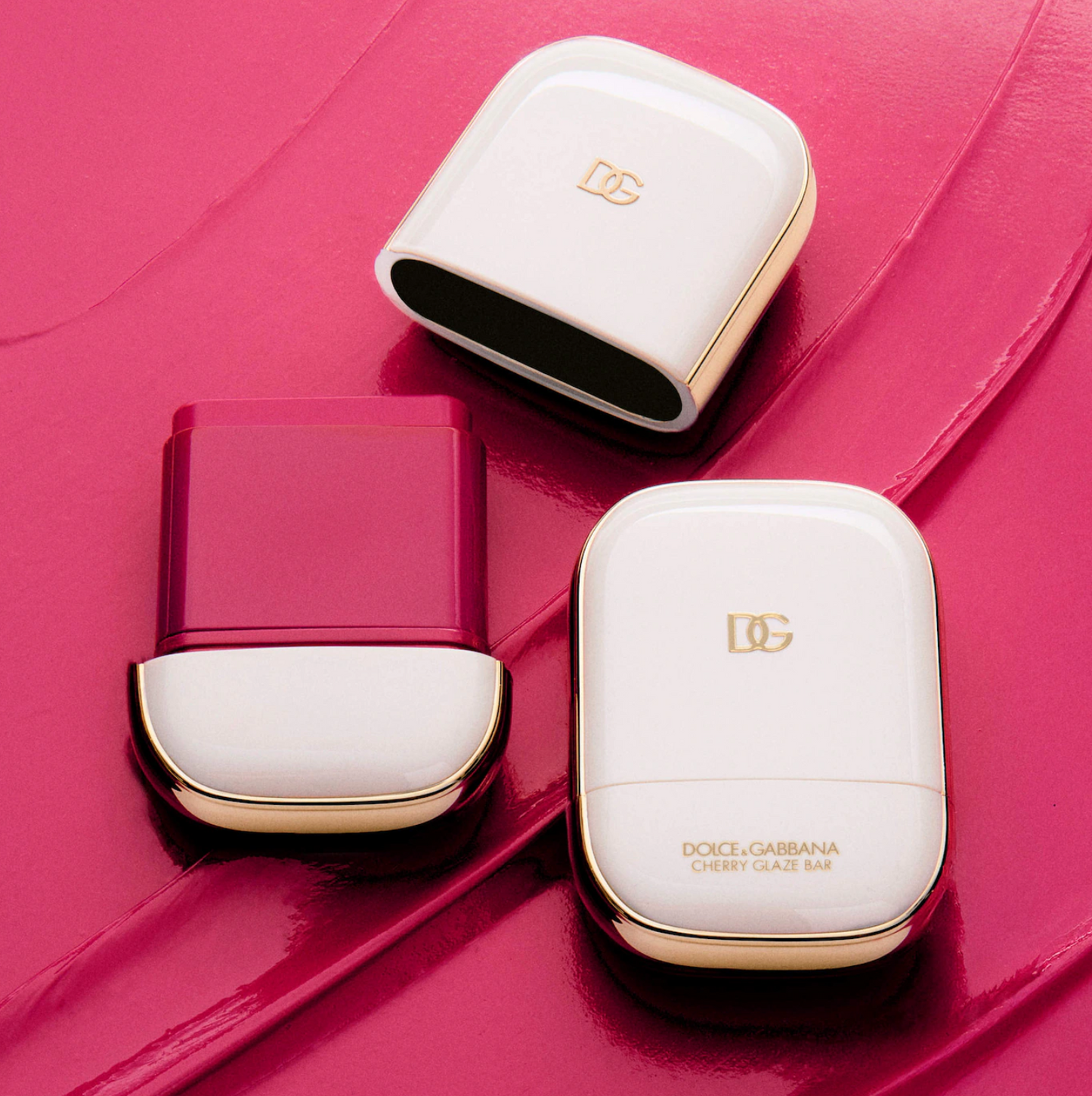 Dolce&Gabbana  Cherry Glaze Bar 24H Lasting Glow & Waterproof Cream Blush Stick with Vegan Collagen