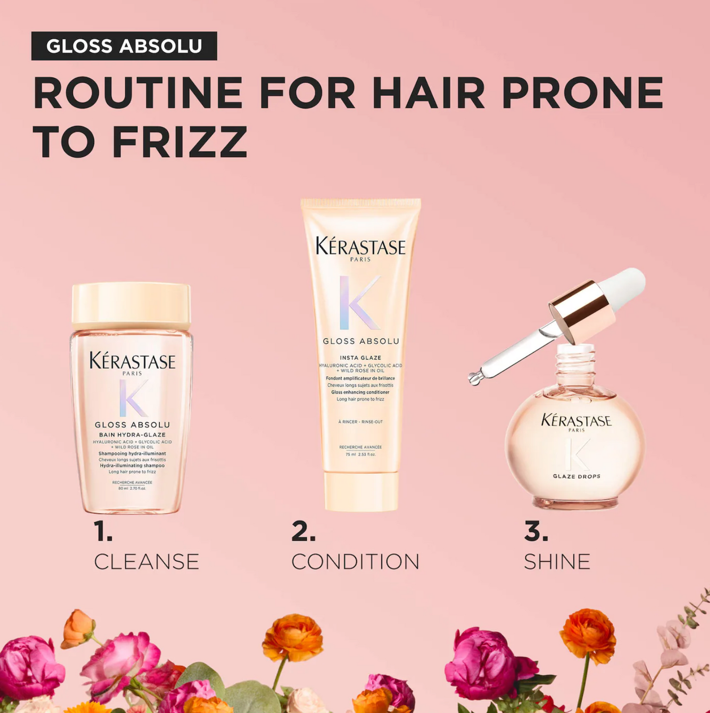 Kérastase  Gloss Absolu Anti-Frizz Hair Essentials Gift Set